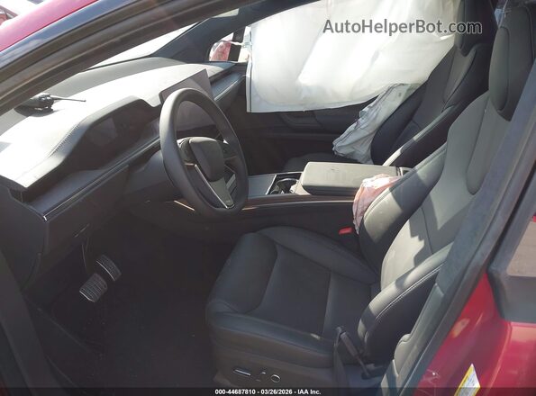 7SAXCBE53TF473535 2026 TESLA MODEL X Red Widok wnętrza z przodu