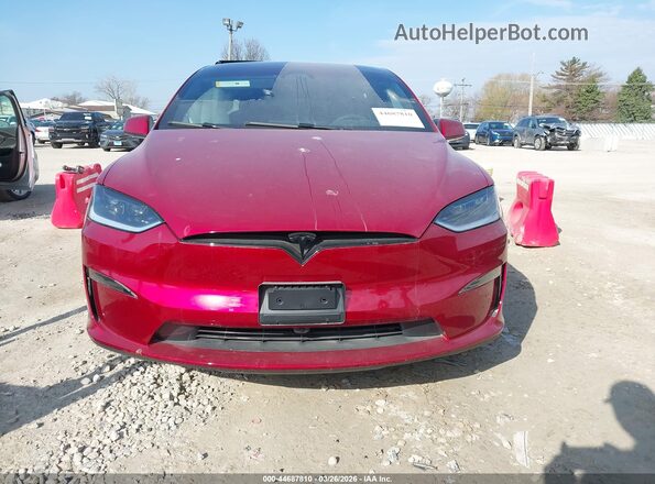 7SAXCBE53TF473535 2026 TESLA MODEL X Red Widok zestawu wskaźników