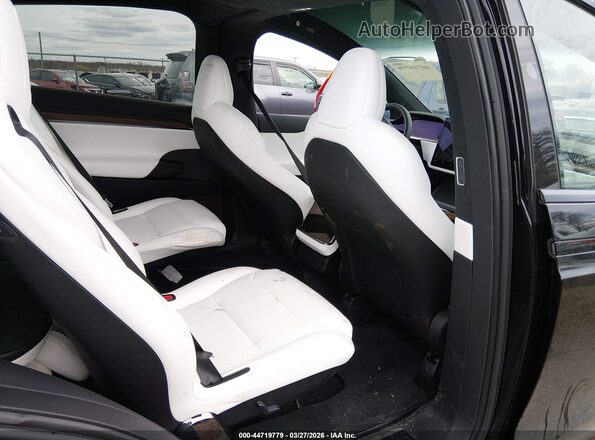 7SAXCBE54TF478419 2026 TESLA MODEL X Black Vista de la etiqueta del VIN