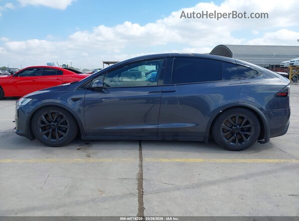 7SAXCBE56NF334745 2022 TESLA MODEL X Gray Панорамний вид салону 360°