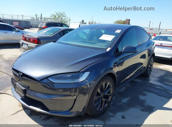 7SAXCBE59SF468273 2025 TESLA MODEL X Gray Front left