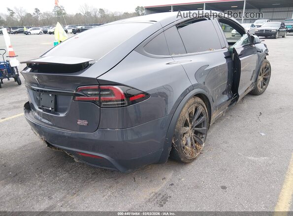 7SAXCBE63NF334002 2022 TESLA MODEL X Gray Tył prawy
