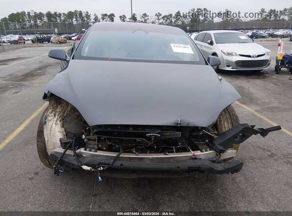 7SAXCBE63NF334002 2022 TESLA MODEL X Gray Widok zestawu wskaźników