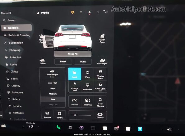 7SAXCBE6XSF469957 2025 TESLA MODEL X White 