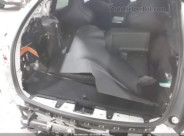 7SAXCBE6XSF469957 2025 TESLA MODEL X White Instrument cluster view