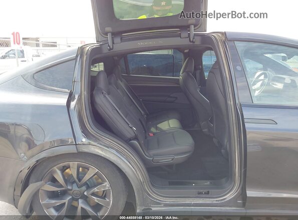 7SAXCDE53RF443231 2024 TESLA MODEL X Blue Вид наклейки з VIN-кодом