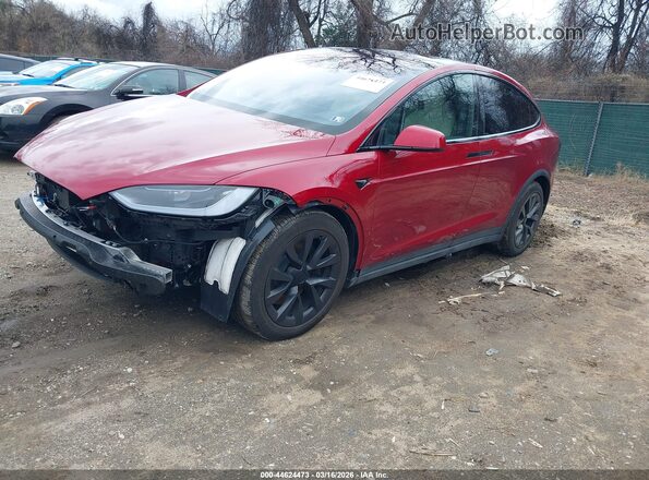 7SAXCDE54SF469052 2025 TESLA MODEL X Red Vista tres cuartos delantera izquierda