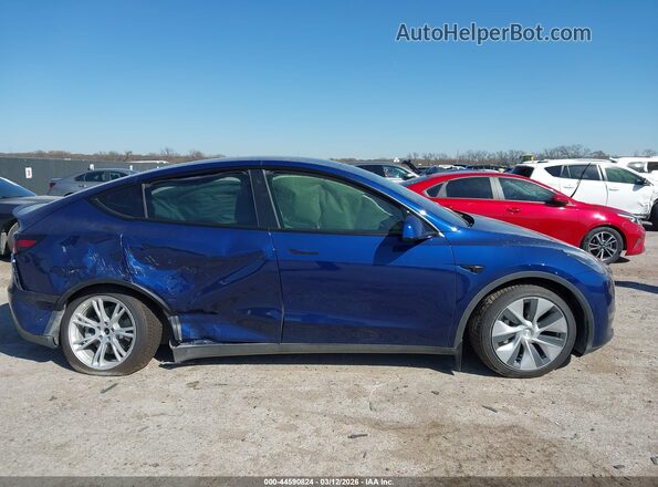 7SAYGAEE0NF428929 2022 TESLA MODEL Y Blue ხელსაწყოთა პანელის ხედი