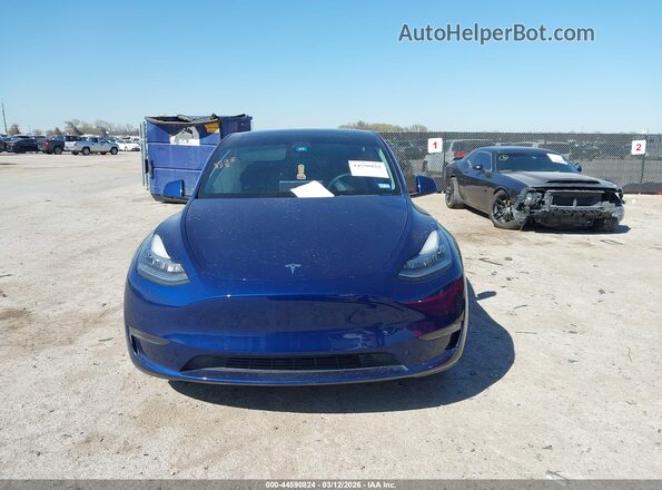 7SAYGAEE0NF428929 2022 TESLA MODEL Y Blue წინა პანელის ხედი