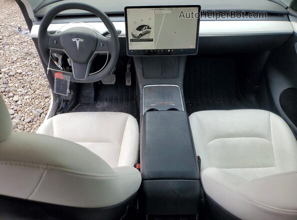 7SAYGAEE8PF589855 2023 TESLA MODEL Белый Вид панели приборов