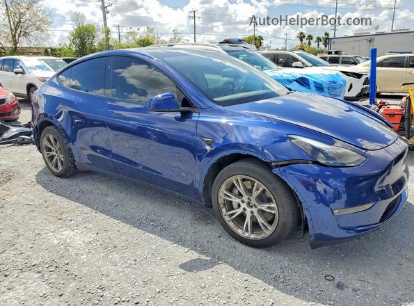 7SAYGAEE9RF981374 2024 TESLA OTHER Синий Передняя правая четверть