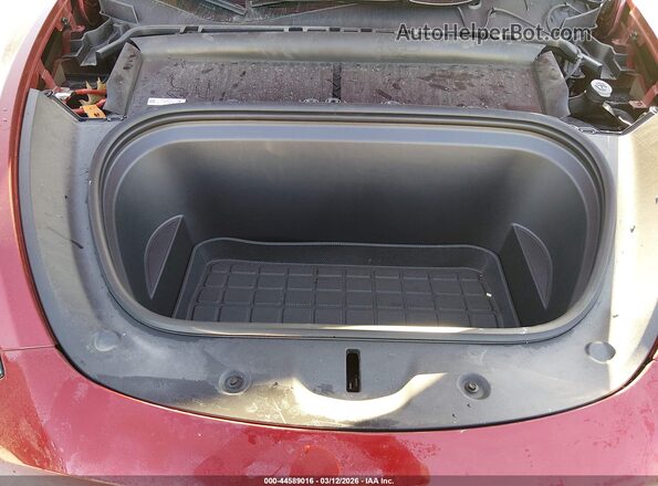 7SAYGAEEXRF074343 2024 TESLA MODEL Y Red Հետևի տեսք
