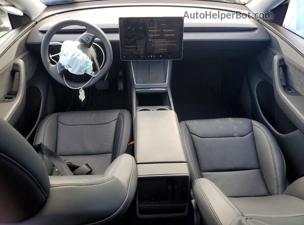 7SAYGDED1TF537387 2026 TESLA MODEL Black Dashboard view