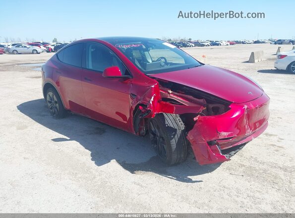 7SAYGDED4SA357963 2025 TESLA MODEL Y Красный Вид спереди