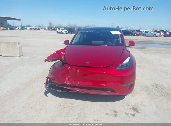 7SAYGDED4SA357963 2025 TESLA MODEL Y Красный Вид щитка приборов