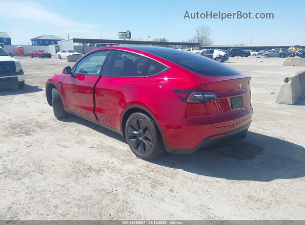 7SAYGDED4SA357963 2025 TESLA MODEL Y Красный Задняя левая четверть