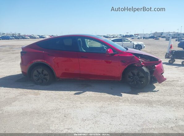 7SAYGDED4SA357963 2025 TESLA MODEL Y Красный Вид задней части салона