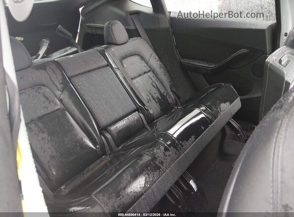 7SAYGDED4SA374116 2025 TESLA MODEL Y White VIN կոդի պիտակի տեսք