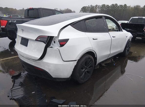 7SAYGDED4SA374116 2025 TESLA MODEL Y White Հետևի աջ