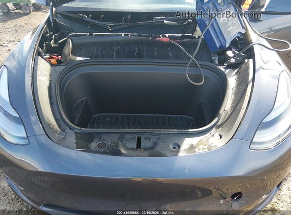 7SAYGDED5PF964786 2023 TESLA MODEL Y Gray Вид ззаду