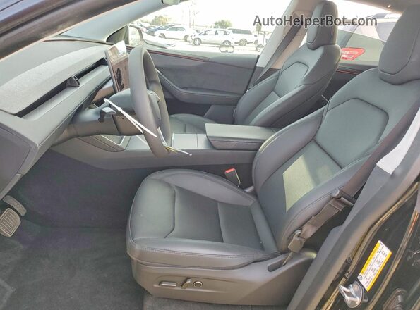 7SAYGDED5TF384495 2026 TESLA MODEL Black Սալոնի դիմացի տեսք