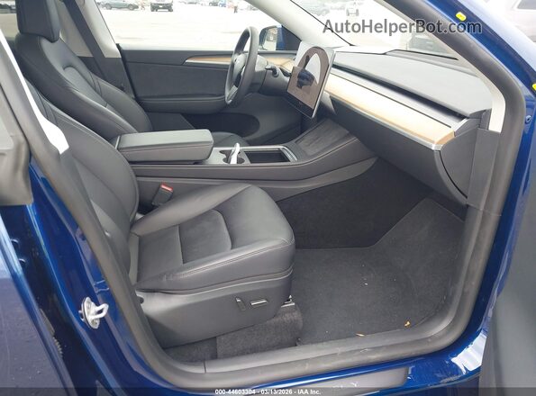 7SAYGDED8SA361871 2025 TESLA MODEL Y Blue Սալոնի դիմացի տեսք
