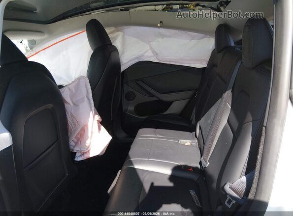 7SAYGDED9RF133651 2024 TESLA MODEL Y White Vista de la etiqueta del VIN