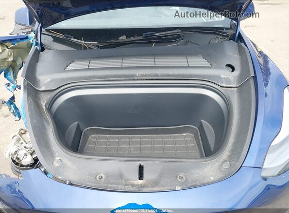 7SAYGDED9RF160249 2024 TESLA MODEL Y Blue Հետևի տեսք