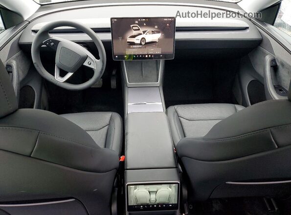 7SAYGDED9TA500973 2026 TESLA MODEL White Вид панелі приладів