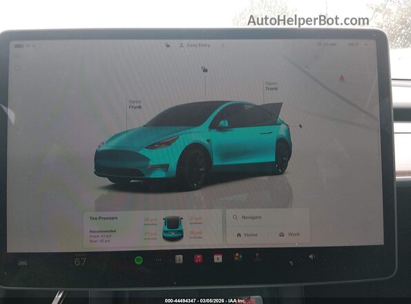 7SAYGDEDXSF231285 2025 TESLA MODEL Y Серый 