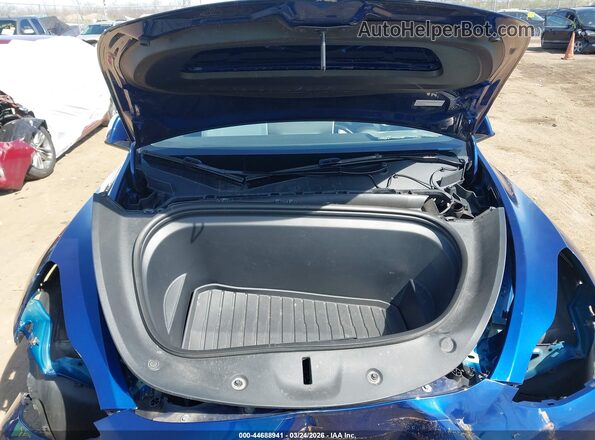 7SAYGDEE0RA286179 2024 TESLA MODEL Y Blue Rear view