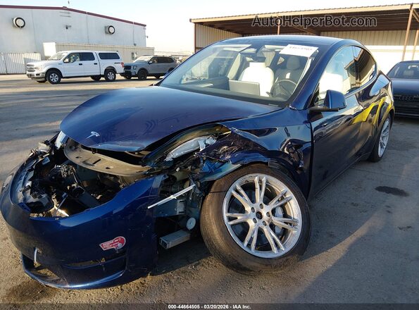 7SAYGDEE0RF068391 2024 TESLA MODEL Y Blue წინა ხედი