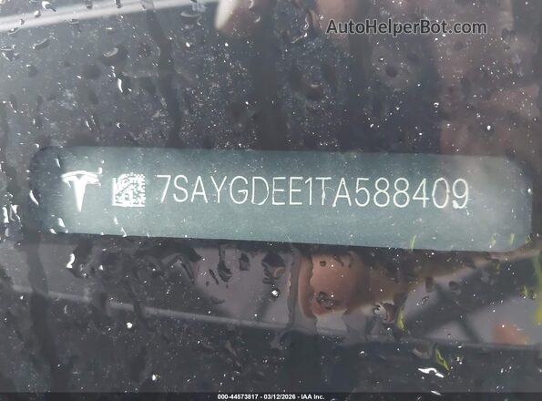 7SAYGDEE1TA588409 2026 TESLA MODEL Y Серый Вид подкапотного пространства