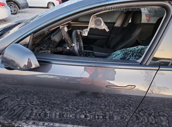 7SAYGDEE2RF031343 2024 TESLA MODEL Серый Вид салона спереди