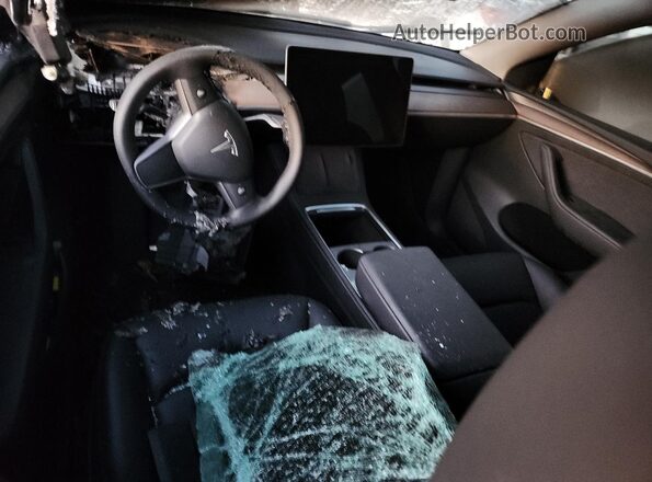 7SAYGDEE2RF031343 2024 TESLA MODEL Серый Вид панели приборов