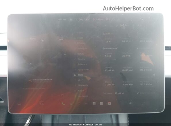 7SAYGDEE3RA229264 2024 TESLA MODEL Y Gray უკანა სავარძლების ხედი