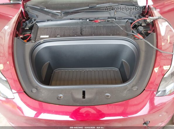 7SAYGDEE3SA340743 2025 TESLA MODEL Y Красный Вид сзади