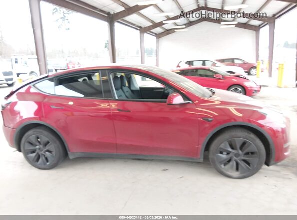 7SAYGDEE3SA340743 2025 TESLA MODEL Y Красный Вид щитка приборов
