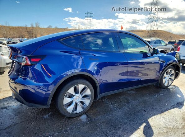 7SAYGDEE4NA007570 2022 TESLA MODEL Blue Հետևի աջ