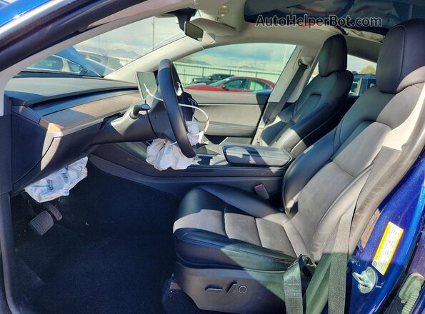7SAYGDEE4NA007570 2022 TESLA MODEL Blue Սալոնի դիմացի տեսք