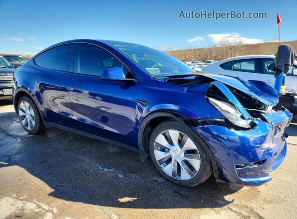 7SAYGDEE4NA007570 2022 TESLA MODEL Blue Առջևի աջ