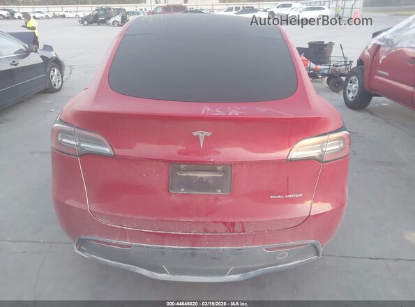 7SAYGDEE4NF342279 2022 TESLA MODEL Y Maroon 
