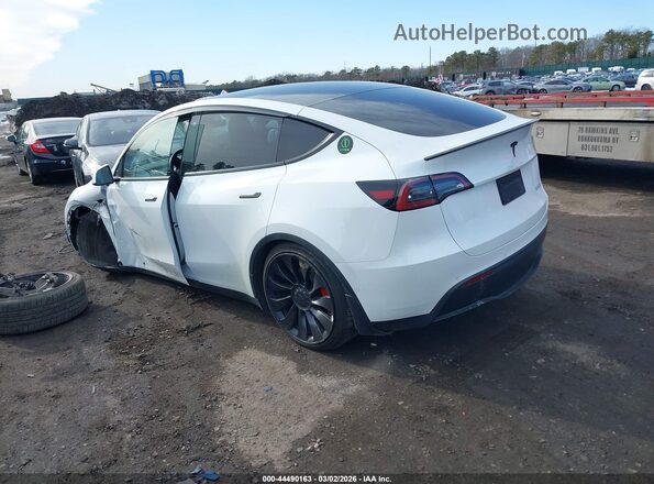 7SAYGDEE5NF310750 2022 TESLA MODEL Y Белый Задняя левая четверть