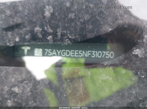 7SAYGDEE5NF310750 2022 TESLA MODEL Y Белый 