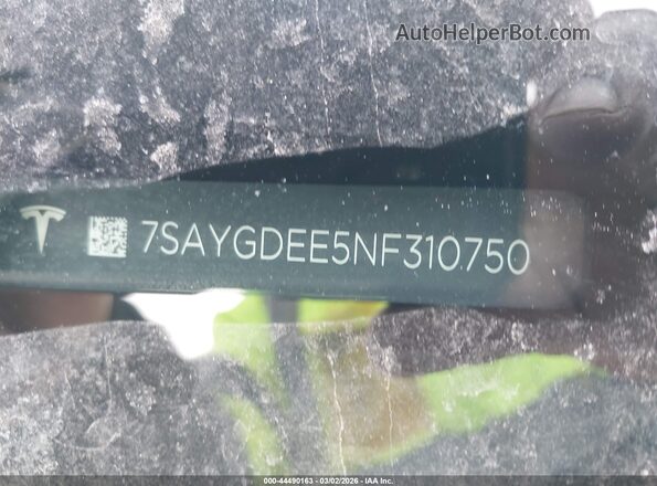 7SAYGDEE5NF310750 2022 TESLA MODEL Y Белый 