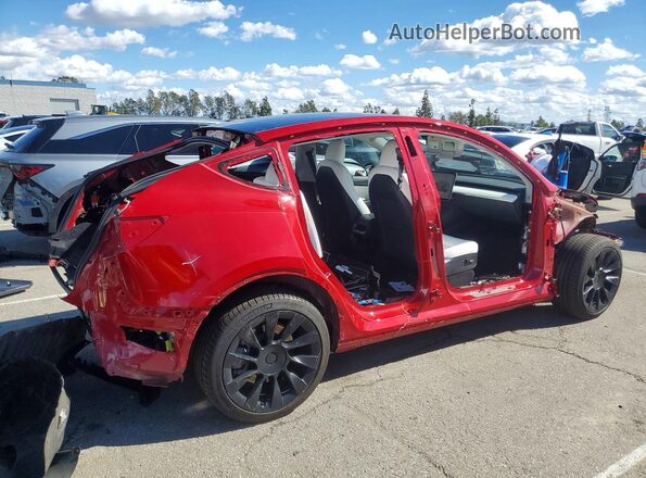 7SAYGDEE5NF369488 2022 TESLA MODEL Red Հետևի աջ