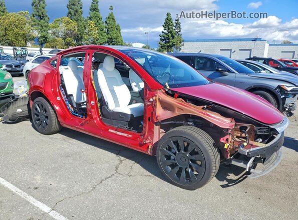 7SAYGDEE5NF369488 2022 TESLA MODEL Red Առջևի աջ