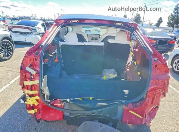 7SAYGDEE5NF369488 2022 TESLA MODEL Red Հետևի տեսք