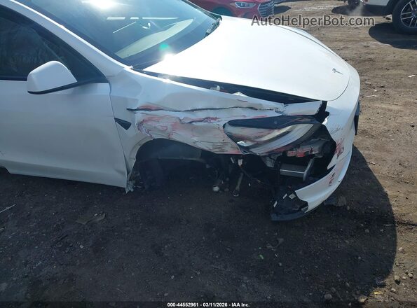 7SAYGDEE5NF385805 2022 TESLA MODEL Y White წინა ხედი