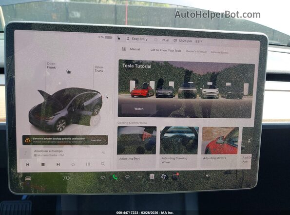 7SAYGDEE5NF389370 2022 TESLA MODEL Y Gray 